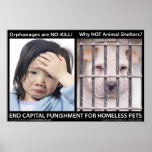 End Capital Punishment for Homeless Pets (small) Print