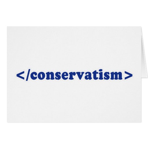 End conservatism cards