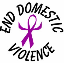 End Domestic Violence Ribbon Ornament (humanized) photo sculptures by courtjester End Domestic Violence Ribbon Ornament (humanized) photo sculptures
