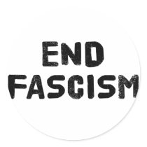 End Fascism stickers
