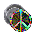 End Iraq War Peace Sign Button