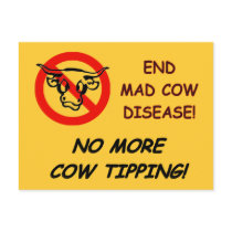 End Mad Cow Disease postcards by postcardsfromtheedge End Mad Cow Disease postcards