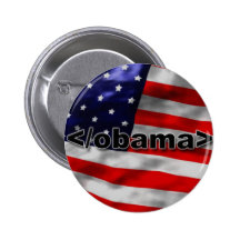 End Obama Code Black on White Button
