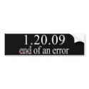 End of an Error bumper stickers by whiplashes End of an Error bumper stickers