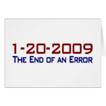 End Of An Error Greeting Cards