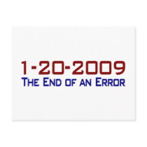 End Of An Error Post Card