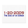 End Of An Error Post Card