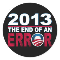 End of an ERROR Round Sticker