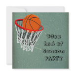 End of Basketball Season Party Invitation