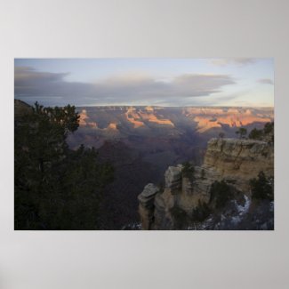 End of Day at the Grand Canyon Poster