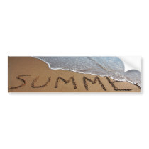 End Of Summer At California Coast Bumper Sticker