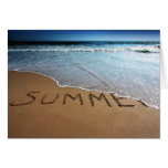 End Of Summer At Calilfornia Coast Greeting Card