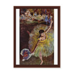 End Of The Arabesque By Edgar Degas postcards