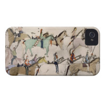 End of the battle (ink on paper) iPhone 4 Case-Mate cases