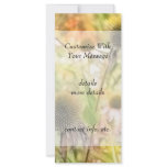 End Of The Season - Coneflowers Custom Rack Cards