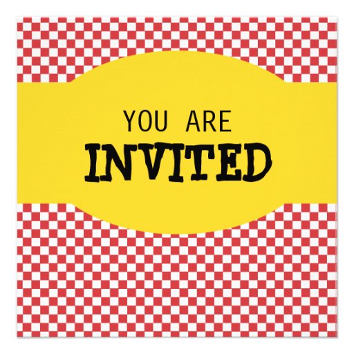 End of the Summer Barbeque invitation