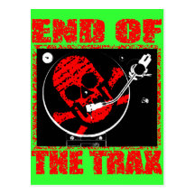 END OF THE TRAX POST CARD