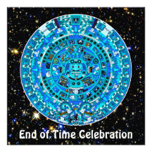 End of Time December 21, 2012 Party Celebration Custom Invitation