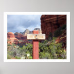 End of Trail in Sedona poster posters