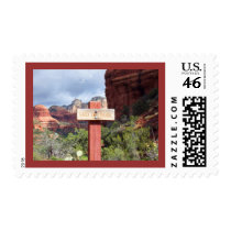 End of Train in Sedona postage by Rebecca_Reeder End of Train in Sedona postage