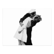 End of War Kiss Postcards