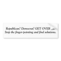 End Partisanship. Bumper Stickers
