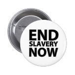 end slavery now pinback button