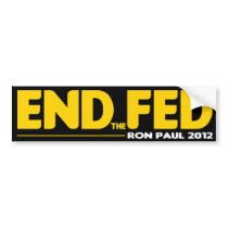 END the FED Bumper Stickers