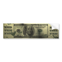 END THE FED Bumper Sticker bumper stickers