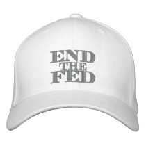 End the Fed embroidered hats