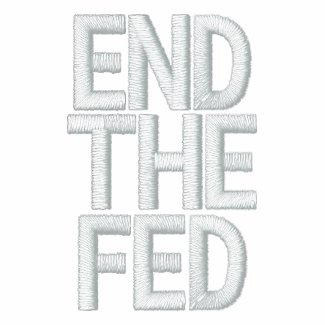 END THE FED embroideredshirt