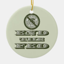End the Fed Federal Reserve Libertarian Ornament