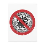 End the Fed Federal Reserve Libertarian postcards