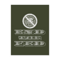 End the Fed Federal Reserve Libertarian Postcards