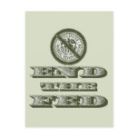End the Fed Federal Reserve Libertarian postcards