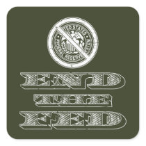 End the Fed Federal Reserve Libertarian Stickers