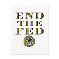 End The Fed Federal Reserve Post Card