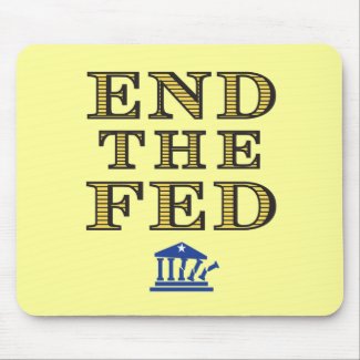 END THE FED Mousepad mousepad