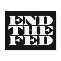 End The Fed postcards