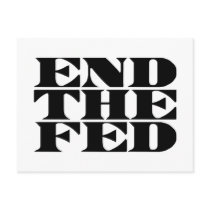 End The Fed Postcards