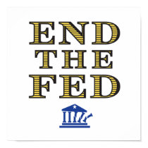 END THE FED Poster posters