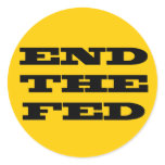 END THE FED Sticker