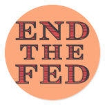 END THE FED Sticker