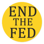 END THE FED Sticker