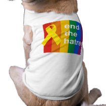 end the hatred pet shirt