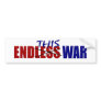 End This War Bumper Sticker