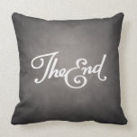 End Title Throw Pillow