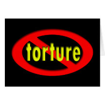 End Torture Oval Cards