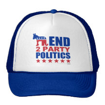 End Two Party Politics Trucker Hat