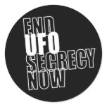 End UFO Secrecy Now - Stickers